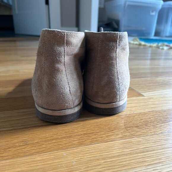 Jenni Kayne Desert Boots Tan Suede Lace Up Size 37 - Picture 4 of 11